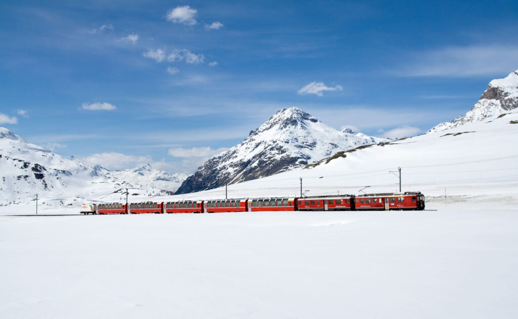 The stunning panoramic views from Bernina Express (Berninalinie) in Switzerland