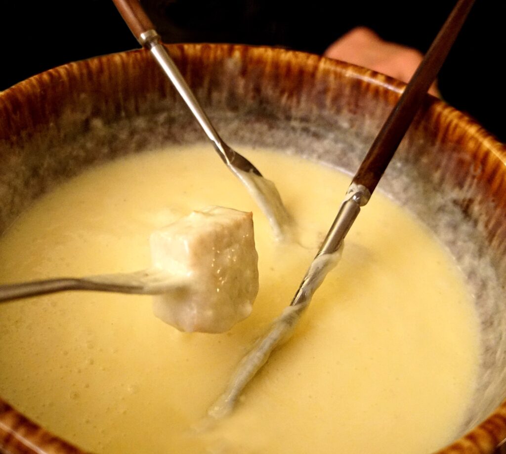 Swiss Fondue will provide you with a deep sensory experience not limited to the taste.