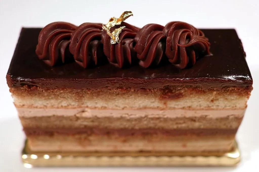 Indulge in decadent layers, rich flavors, and elegant presentation of Opera cake